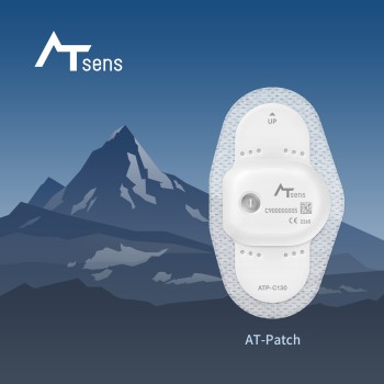 에베레스트 등반객을 대상으로 부정맥 발생률 및 위험을 평가하는 스위스 임상시험에 사용될 에이티센스의 에이티패치(AT-Patch)