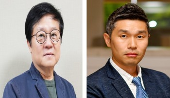 (왼쪽부터) 의정부을지대병원 혈액암센터 김동욱 교수, 연세대 생화학과 박현우 교수