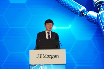 존림 삼성바이오로직스 대표의 2023 JPM 메인트랙 발표 모습
