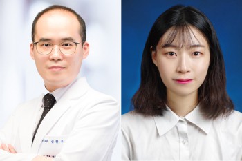 (왼쪽부터) 이비인후과 신현우 교수, 임수하 박사과정