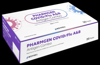 팜젠사이언스가 식약처 허가를 획득한 ‘PHARMGEN COVID/Flu A&B Antigen Combo’