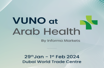 뷰노가 1월 29일부터 2월 1일까지 UAE 두바이에서 개최되는 의료기기 전시회 ‘아랍헬스(Arab Health) 2024’에 참가한다.