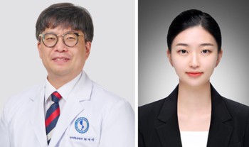 (왼쪽부터) 아주대병원 허재성 교수, 김선화 연구원